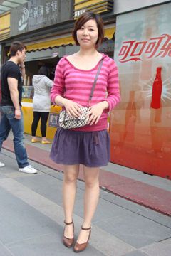 十月上海街拍 街头潮人靓衫